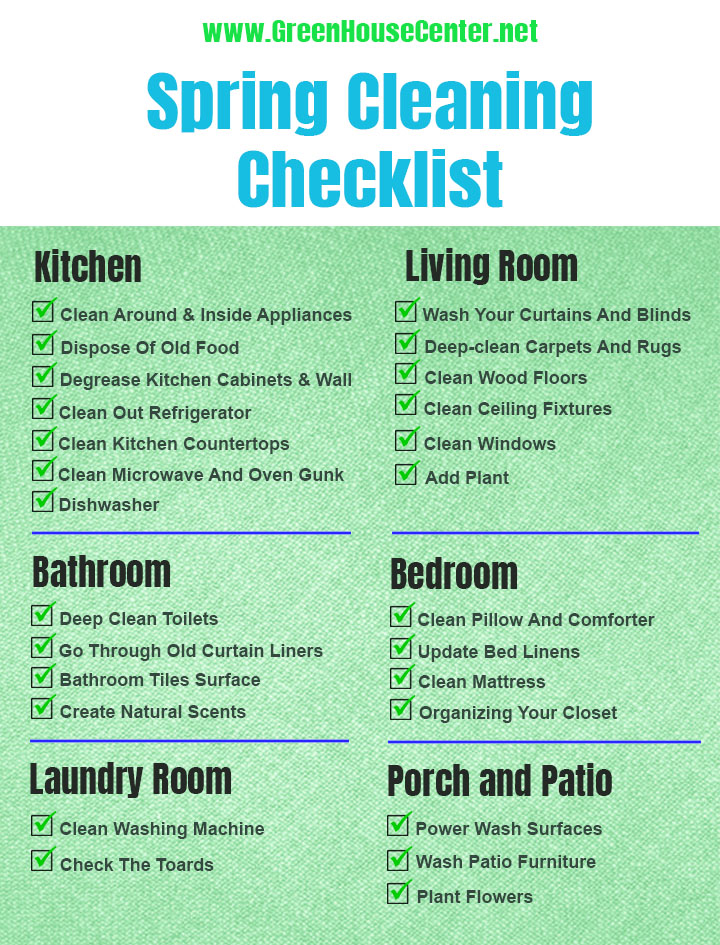 Spring Cleaning Checklist