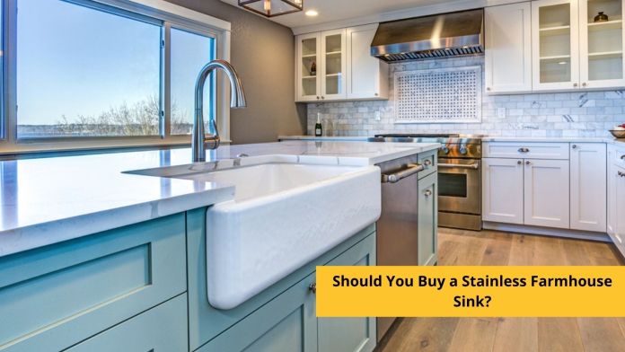 should you buy a stainless farmhouse sink featured image